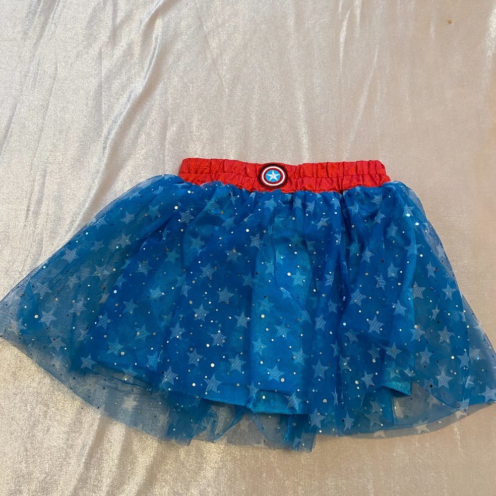 Captain America Tutu Skirt Halloween Accessory